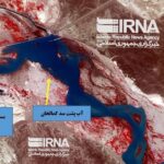 آب رودخانه هیرمند بنابر تصاویر ماهواره‌ای در سد کمال‌خان نگهداری می‌شود
